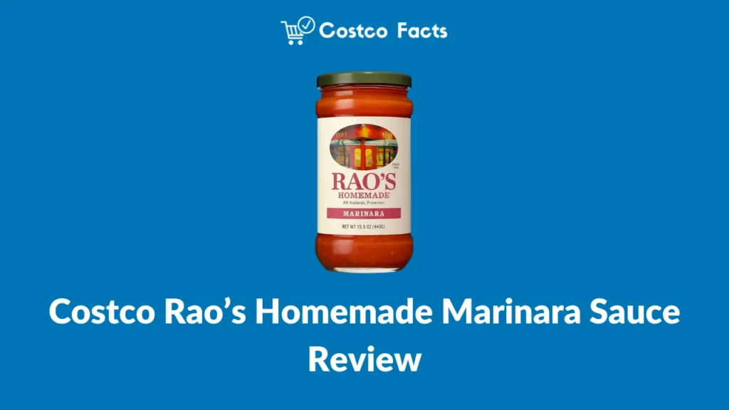 Costco Rao’s Homemade Marinara Sauce Review